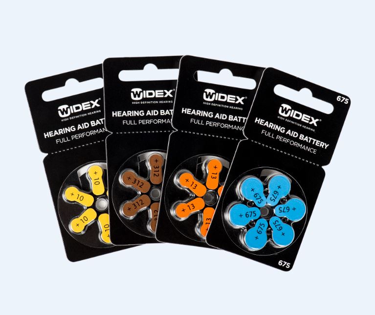 Widex Hearing Aid Batteries – Size 13 (Pack of 6)