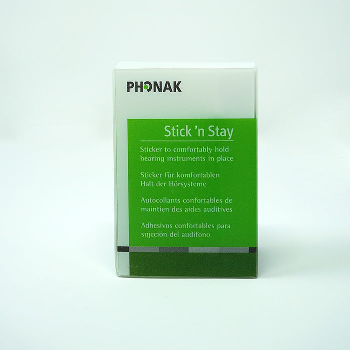 Phonak Stick ‘n Stay: Sticker Pads for Hearing Aids