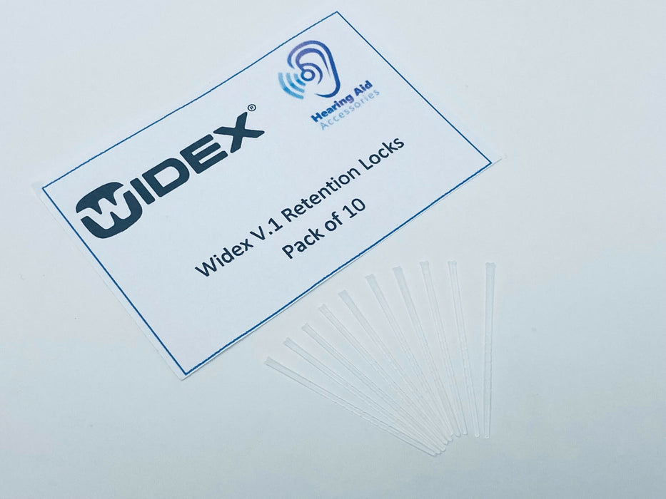 Widex EASYWEAR™ Retention Locks – 10 pack