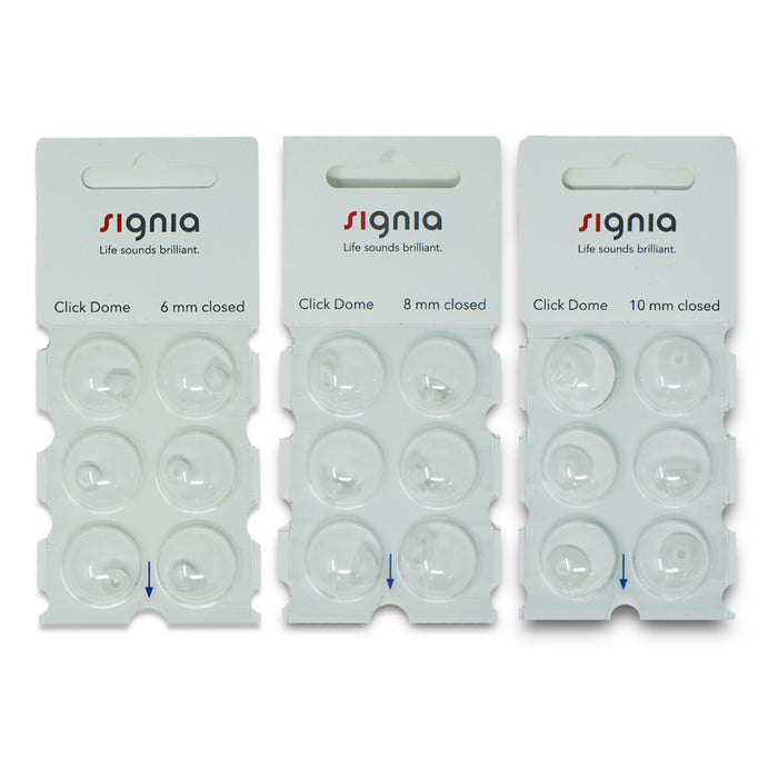 Signia Click Hearing Aid Domes – Connexxx, Specsavers Advance, AudioService