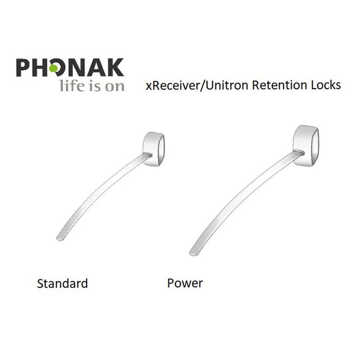 Phonak Retention Locks for xReceiver/Unitron Hearing Aids